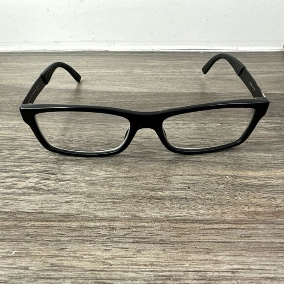 Gucci GG1054 13V Matte Black Rectangular Eyeglasses Frame Italy 55-16-145 - Picture 2 of 10